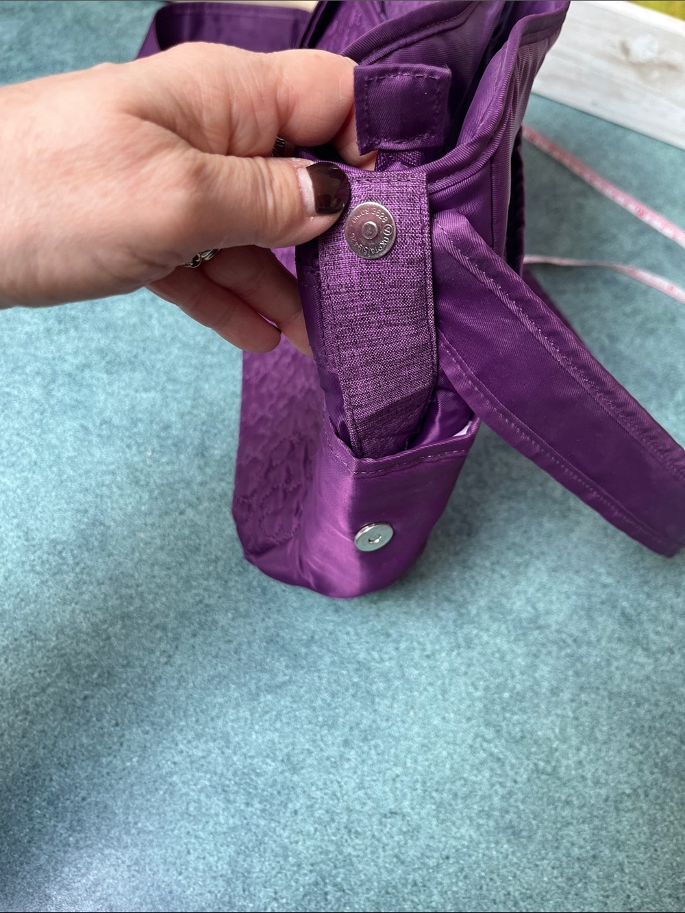 New Lug Concord Purple Wings Bag - Picture 10 of 13